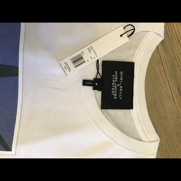 NWT MARC JACOBS X@HEY_REILLY  GRAPHIC TEE - Picture 5 of 9
